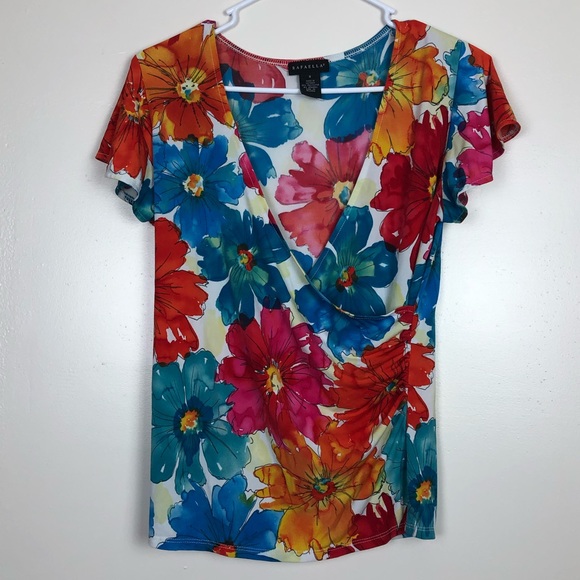 Rafaella Tops - ✨3/$15 SALE, Rafaella Floral Watercolor Top✨